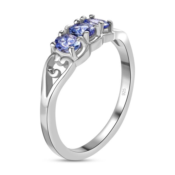 2er-Set - AA Tansanit Schmuckset - 1,33 ct. image number 5