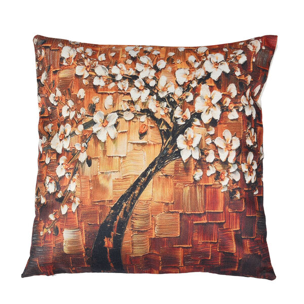 2er-Set bedruckte Kissenbez&uuml;ge, Gr&ouml;&szlig;e 45x45 cm, braun image number 2