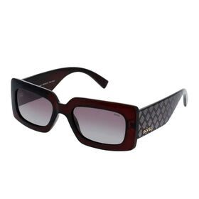 Swiss Eyewear Sole & Luce - Transparente Polarisierende Damen Sonnenbrille, Schwarz