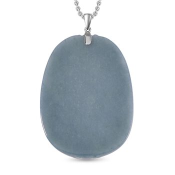 Nat&uuml;rlicher Olmek Jadeit Anh&auml;nger mit 50cm Kette und Drachen- und Phoenixmotiv- 105 ct.