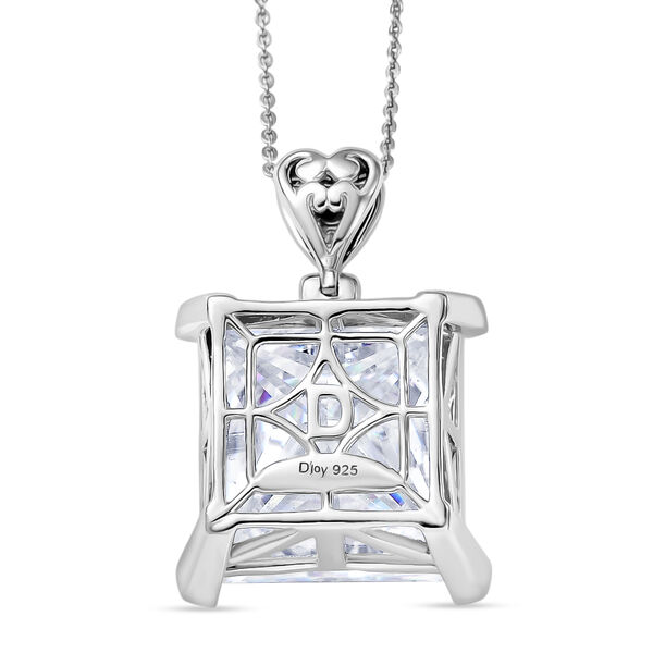 D'Joy Carr&eacute;-Moissanit Anh&auml;nger mit 50cm Kette - 30 ct. image number 4