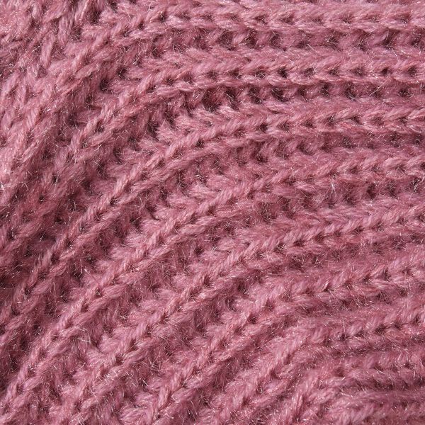 2 in 1 gestrickte Schalm&uuml;tze, Rosa image number 4