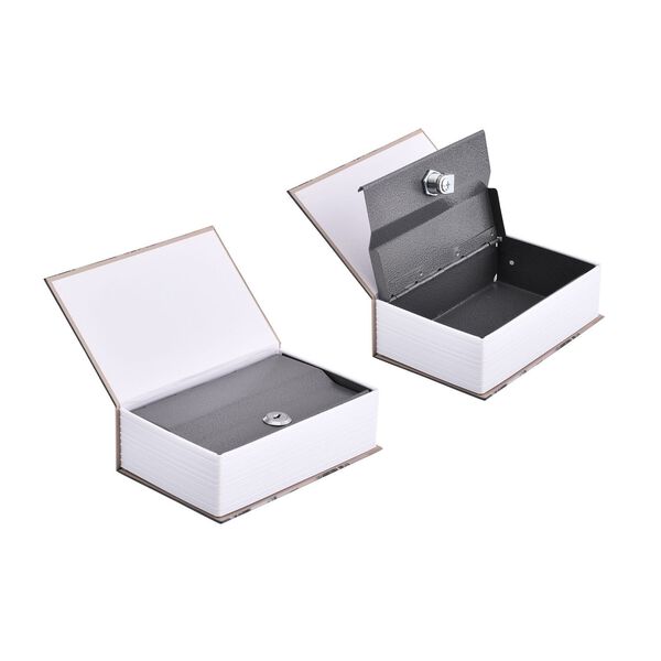 Kleiner Safe mit Schl&uuml;sselschloss in W&ouml;rterbuch-Form image number 6