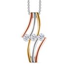 EF Moissanit Schmuckset 925 Silber PE und VR und VY, 925 Silber platiniert ca. 0.72 ct