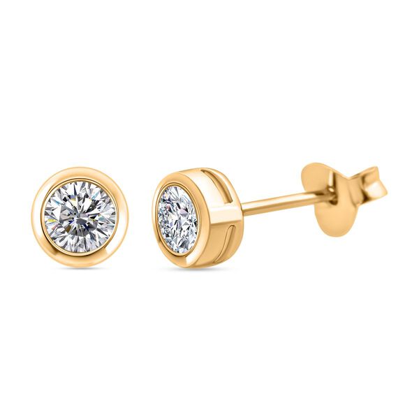 Moissanit Ohrringe - 0,48 ct.