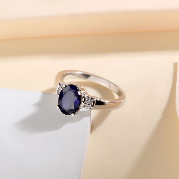 Masoala Saphir und Diamant Ring - 1,91 ct. image number 2