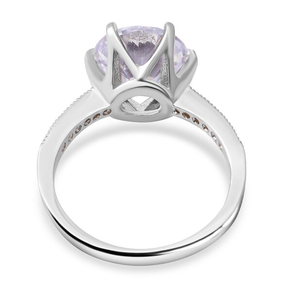 Lustro Stella - Wei&szlig;er Zirkonia-Ring, 925 Silber rhodiniert  ca. 0,84 ct image number 3