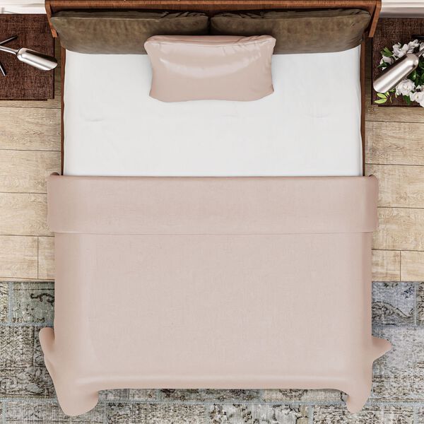 Serenity Night - Bambus Bettbezugsset, kühlend und anti-allergisch, Bettdecke 135 x 200 cm Kissenbezug 80 x 80 cm, Beige image number 3