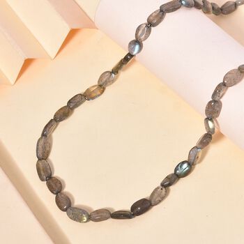 Labradorit Halskette, 45 cm - 85 ct.