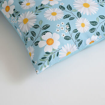 6-teiliges Bettw&auml;sche-Set mit Blumenmuster, 135x200cm, Gr&uuml;n