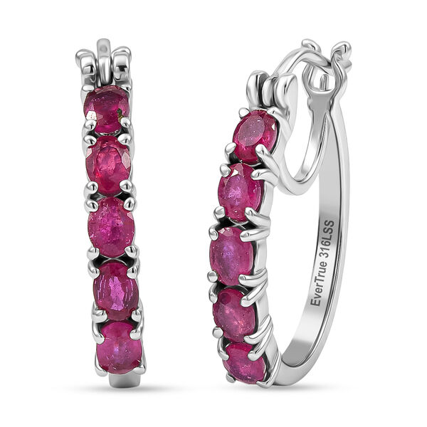 EverTrue afrikanische Rubin Ohrringe - 2,82 ct.