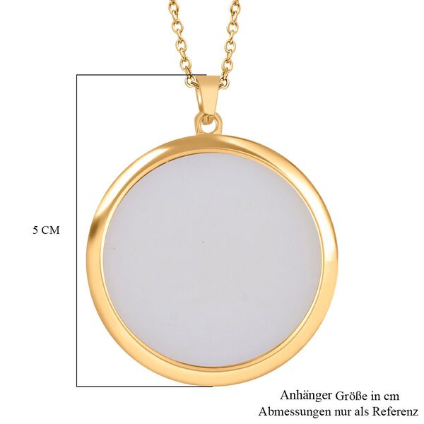 Opalite Schmuckset Eisen Gelbes Gold, Legierung Gelbes Gold, Edelstahl IP-Gelbbeschichtung ca. 75.00 ct image number 6