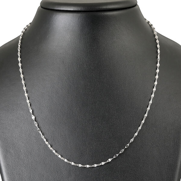 MOKA 925 Silber rhodiniert Halskette ca. 45 cm ca. 2,24g