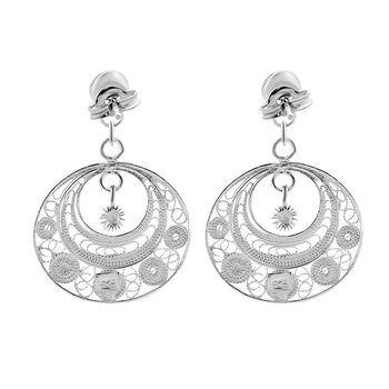 Royal Bali Kollektion- Ohrringe in Silber