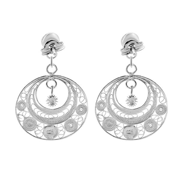 Royal Bali Kollektion- Ohrringe in Silber image number 3