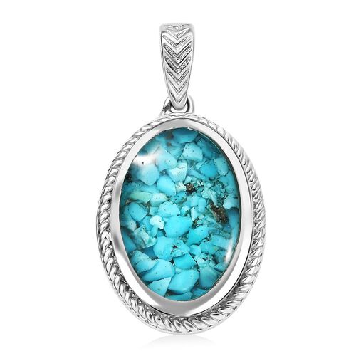 Sleeping Beauty Matrix Türkis Anhänger 950 Kupfer ca. 8,00 ct. image number 0