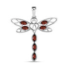 Mosambik Granat Anhänger 925 Silber ca. 1.26 ct