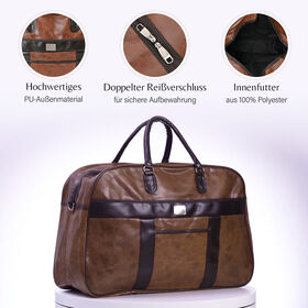 Reisetasche, braun