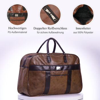 Reisetasche, braun