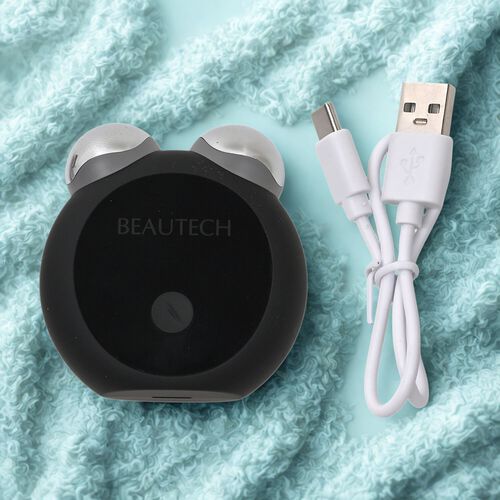 BEAUTECH 1633 Mini-Gesichtsmassagegerät, Schwarz Matt, EMS Funktion, 5V, 3W image number 1
