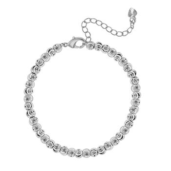 Armband in Silbeton, 19+5cm