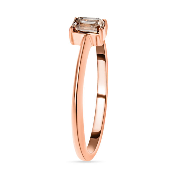 Nat&uuml;rlicher I1 SGL zertifizierter Champagner-Diamant-Ring - 0,50 ct. image number 5