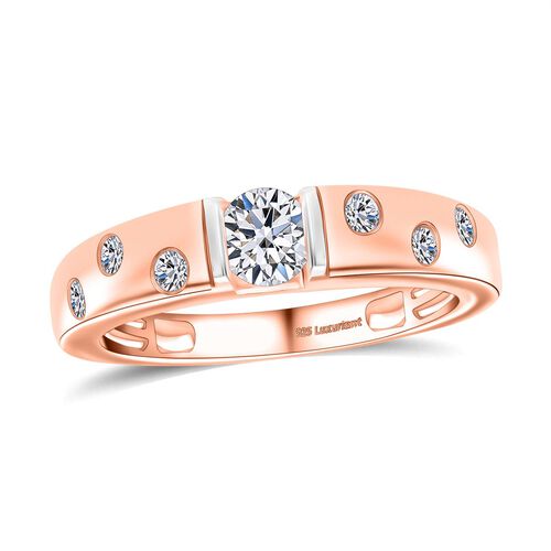 LUXURIANT SGL zertifizierter SI-GH Labor Diamant zweifarbiger Ring - 0,50 ct. image number 3