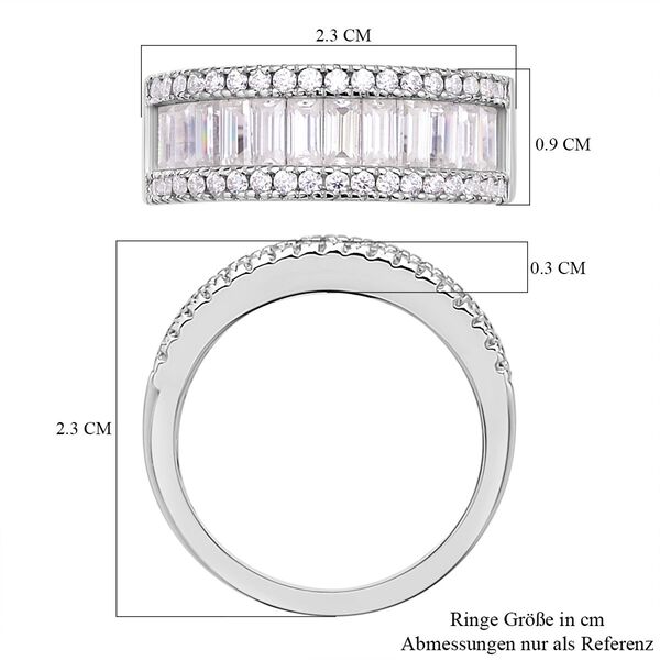Moissanit Ring, ca. 1.80 ct image number 4