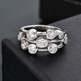 Moissanit Ring - 1,55 ct.
