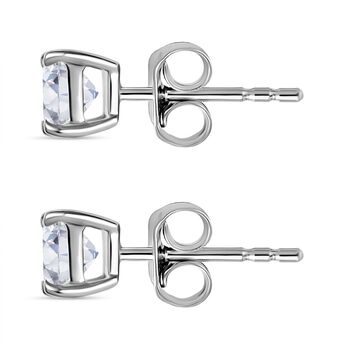 LUXURIANT SGL zertifizierte VS-EF Labor Diamant Ohrringe in 585 Wei&szlig;gold - 1 ct.