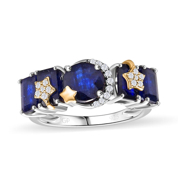 GP Celestial Dream Kollektion- AA Masoala Saphir, Zirkon und blauer Saphir-Ring - 5,76 ct. image number 4
