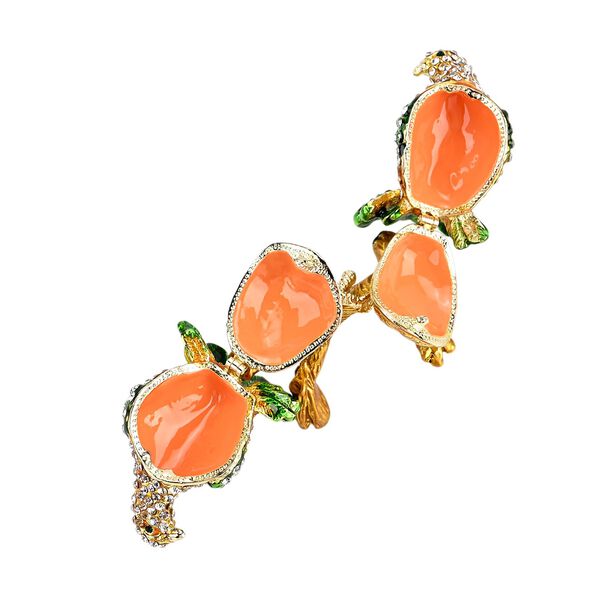 Zwei V&ouml;gel-Design Schmuckdose, 8x5cm, Mehrfarbig image number 5