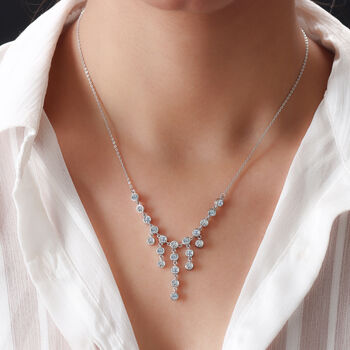 Moissanit Halskette, 45 cm - 1,89 ct.