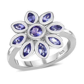 AA Tansanit Ring - 0,96 ct.