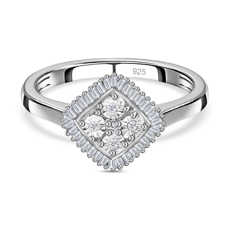 Weißer Diamant-Ring - 0,10 ct. image number 0
