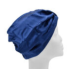 100% Maulbeerseiden Turban für Damen, Größe: 18x24 cm, Dunkelblau image number 3