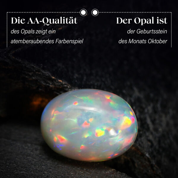 AA Natürlicher, äthiopischer Welo Opal und Chromdiopsid Ohrringe - 1,10 ct. image number 4