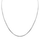 Italienische 925 Silber Fischgrät Flachkette, ca. 45 cm, ca. 6,43g