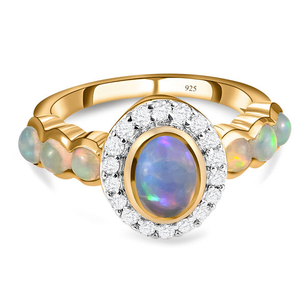 Nat&uuml;rlicher, &auml;thiopischer Opal-Ring - 1,30 ct.