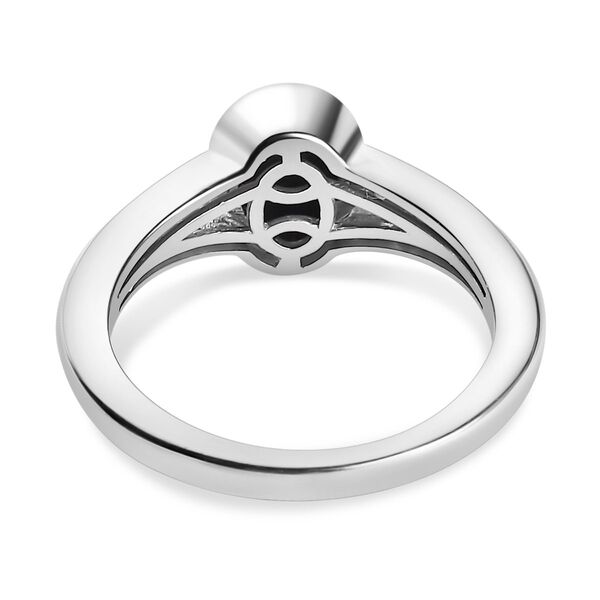 Blauer Sternsaphir und Zirkon-Ring - 2,02 ct. image number 6