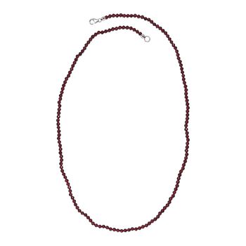 Rote Granat 50cm Halskette - 28 ct.
