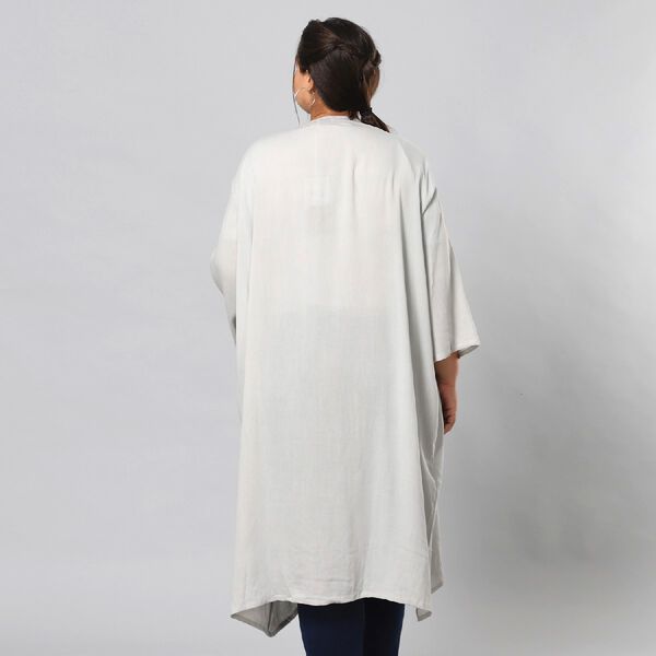 Einzigartiger Duster Kimono, Einheitsgr&ouml;&szlig;e, Perle image number 3