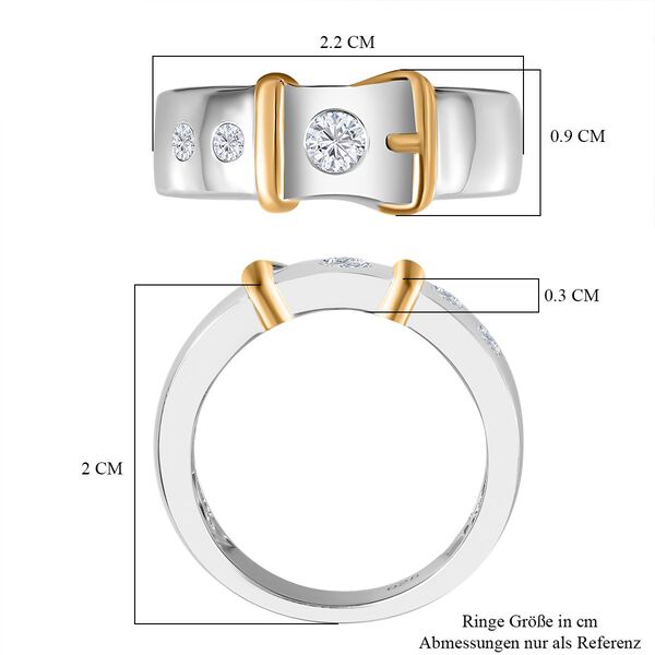 Moissanit Ring - 0,23 ct. image number 7