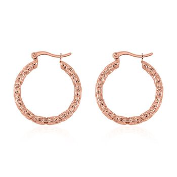 Byzantinische K&ouml;nigscreolen, ca. 16,00g, Ros&eacute;farben