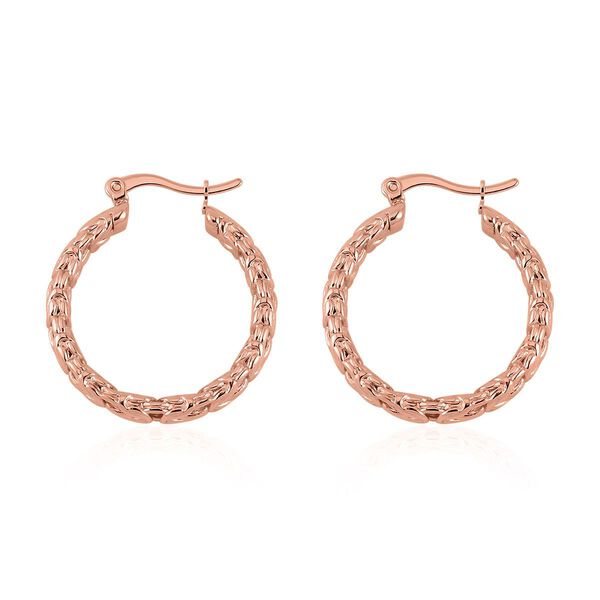 Byzantinische K&ouml;nigscreolen, ca. 16,00g, Ros&eacute;farben image number 3