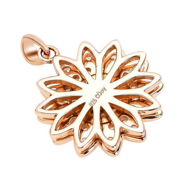 Lustro Stella - Weißer Zirkonia-Anhänger, 925 Silber rosévergoldet ca. 0.63 ct image number 4