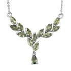 Natürliche, grüne Apatit-Halskette, 45 cm - 2,34 ct. image number 0