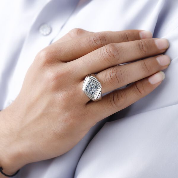 Santamaria Aquamarin Ring, ca. 0,98 ct image number 3