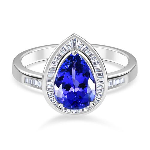 RHAPSODY AAAA Tansanit und VS EF Diamant-Ring in 950 Platin - 2,54 ct. image number 0