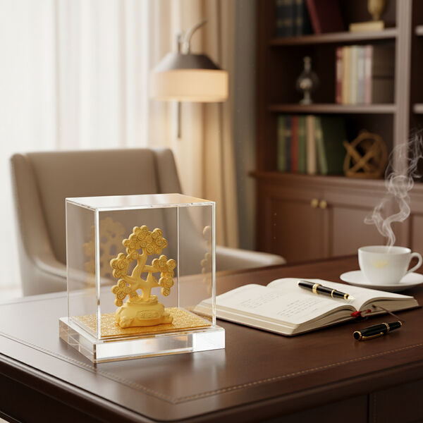 Feng Shui Reichtumsbaum aus 999er Feingold, 10mg image number 1